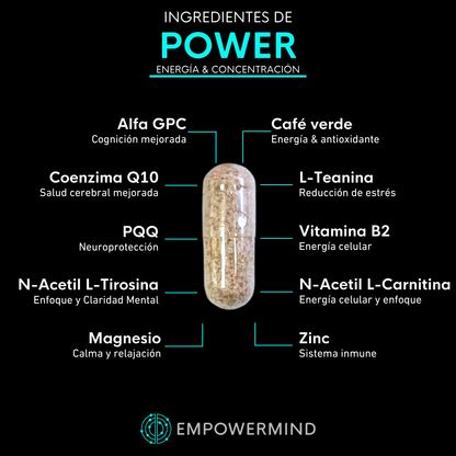 POWER - Nootropic for energy and focus